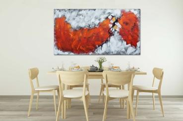 XXL painting for the dining room - Abstract No. 1451